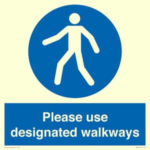 MA6253: Please use designated walkways