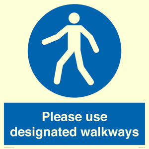 MA6253: Please use designated walkways