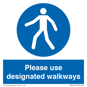 MA6253: Please use designated walkways