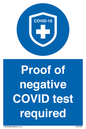 MA7046: Proof of negative COVID test required