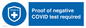 MA7046: Proof of negative COVID test required