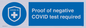 MA7046: Proof of negative COVID test required
