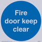 MA7070: Fire door keep clear