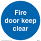 MA7070: Fire door keep clear