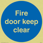 MA7070: Fire door keep clear