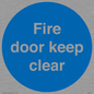 MA7070: Fire door keep clear