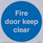 MA7070: Fire door keep clear