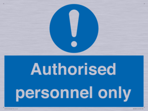 MA7383: Authorised personnel only