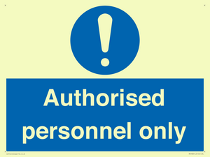 MA7383: Authorised personnel only