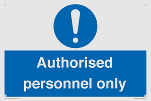 MA7383: Authorised personnel only
