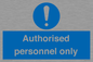 MA7383: Authorised personnel only