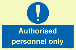 MA7383: Authorised personnel only