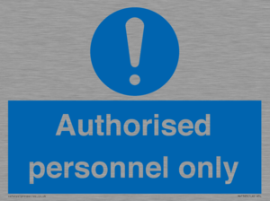 MA7383: Authorised personnel only