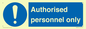 MA7383: Authorised personnel only