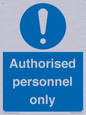 MA7383: Authorised personnel only