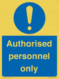 MA7383: Authorised personnel only