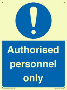MA7383: Authorised personnel only