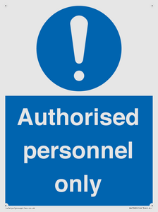 MA7383: Authorised personnel only