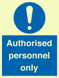MA7383: Authorised personnel only