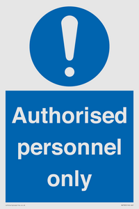 MA7383: Authorised personnel only