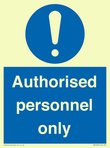 MA7383: Authorised personnel only