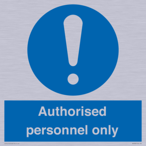 MA7383: Authorised personnel only