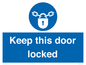 MA7502: Keep this door locked