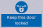 MA7502: Keep this door locked