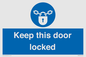 MA7502: Keep this door locked