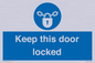 MA7502: Keep this door locked