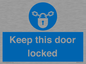 MA7502: Keep this door locked
