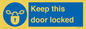 MA7502: Keep this door locked