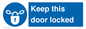 MA7502: Keep this door locked