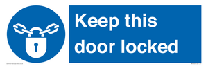 MA7502: Keep this door locked