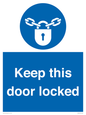 MA7502: Keep this door locked