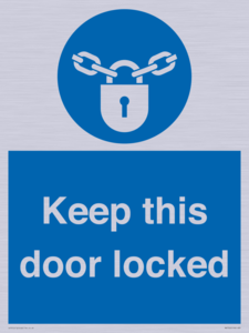 MA7502: Keep this door locked