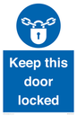 MA7502: Keep this door locked