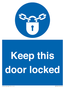 MA7502: Keep this door locked