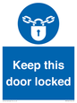 MA7502: Keep this door locked