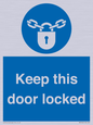MA7502: Keep this door locked