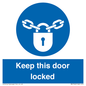 MA7502: Keep this door locked