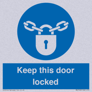 MA7502: Keep this door locked