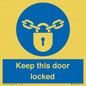 MA7502: Keep this door locked