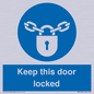 MA7502: Keep this door locked