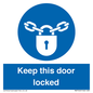MA7502: Keep this door locked
