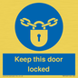 MA7502: Keep this door locked