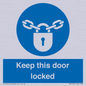 MA7502: Keep this door locked