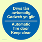 MA922: drws tan automatig cadwch yn