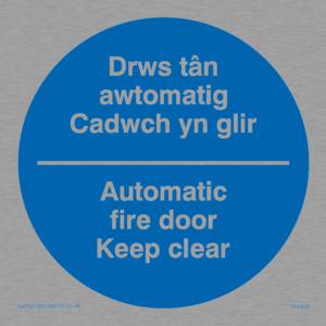 MA922: drws tan automatig cadwch yn