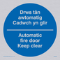 MA922: drws tan automatig cadwch yn